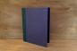 Preview: Foldable sheet music folder with green linen, variable